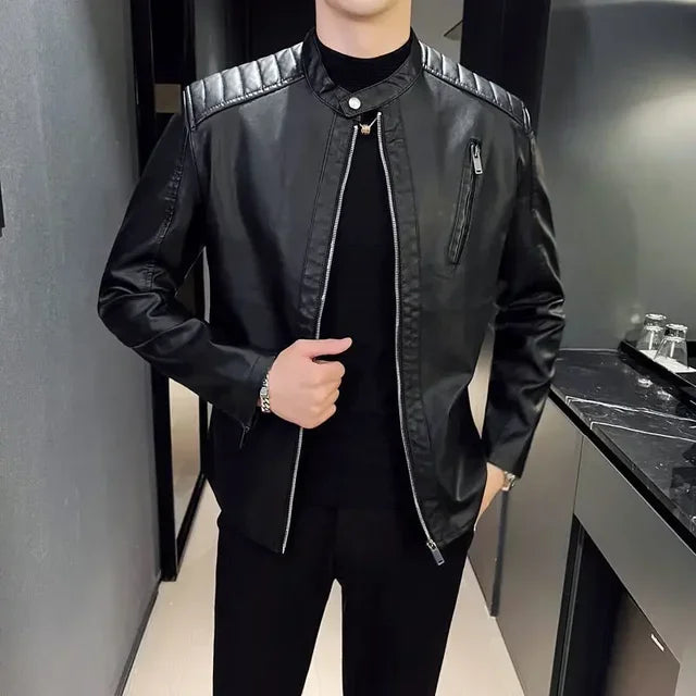 Chaqueta de cuero elegante Jax