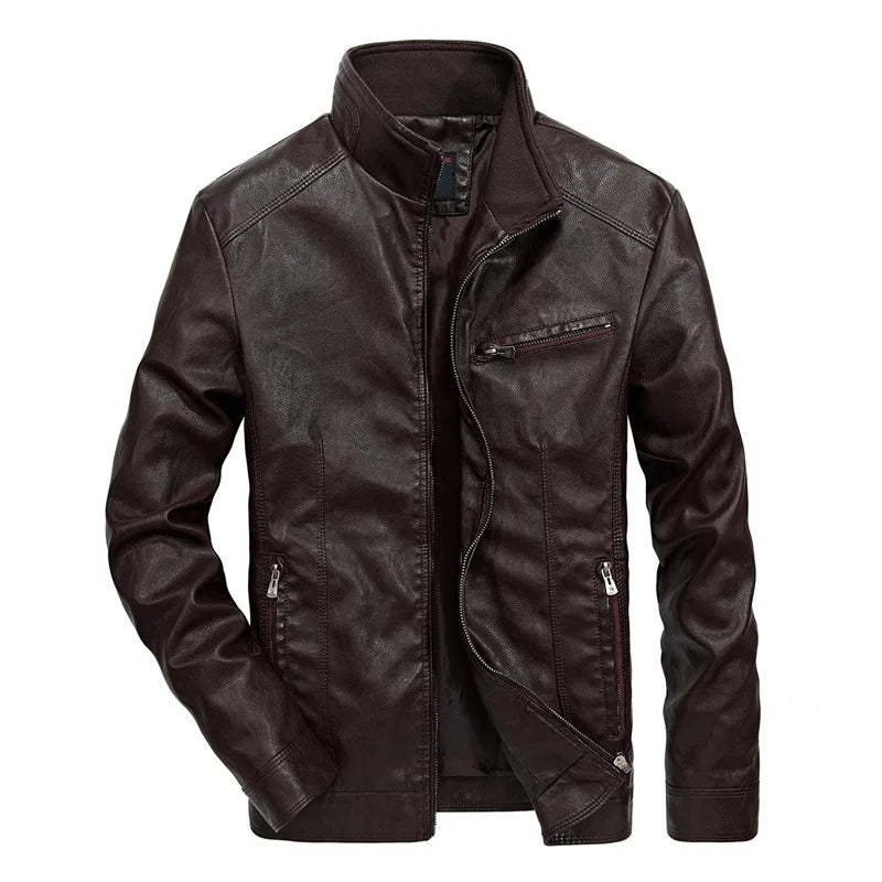 Chaqueta de cuero informal Ryder