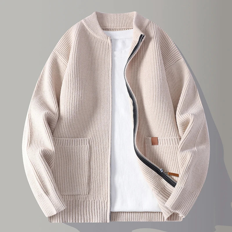 Chaqueta de punto acanalado Liam 
