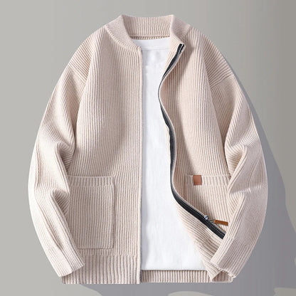Chaqueta de punto acanalado Liam 