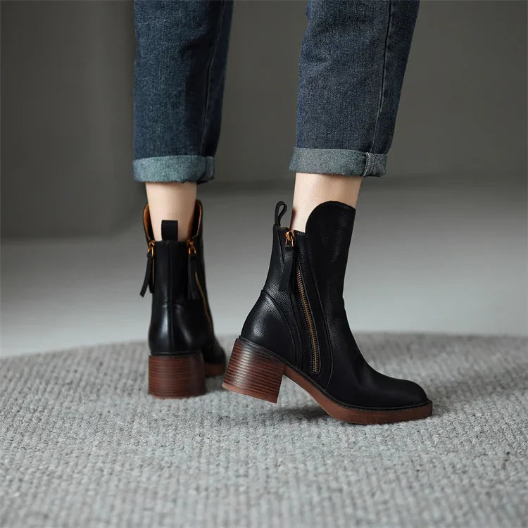 Ember™ - Botines elegantes con cremallera