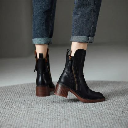 Ember™ - Botines elegantes con cremallera