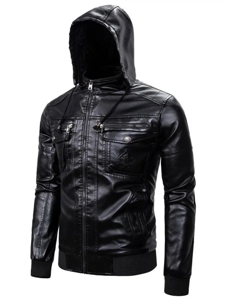 Chaqueta de cuero de lujo