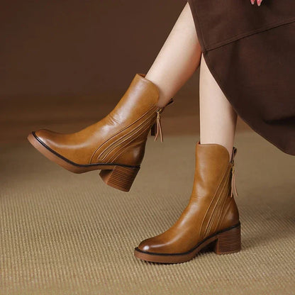 Ember™ - Botines elegantes con cremallera