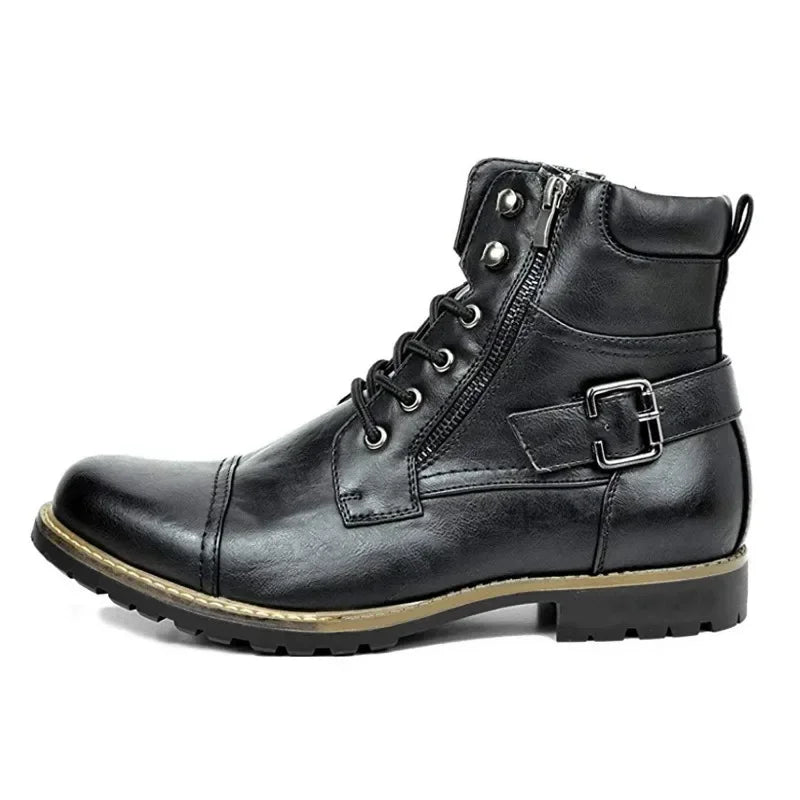Damon | Botas de cuero con cordones