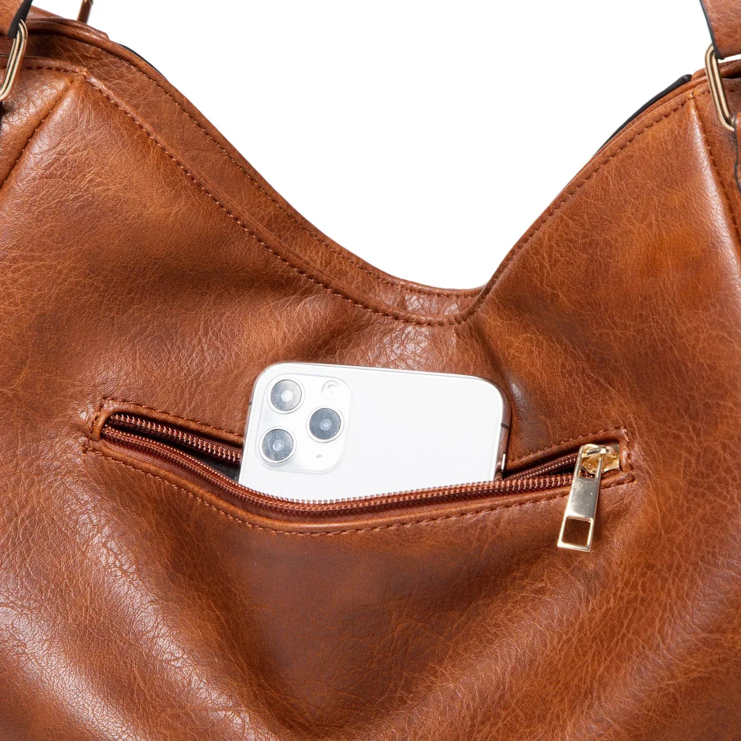 Adeline - Bolso de mano de piel de primera calidad