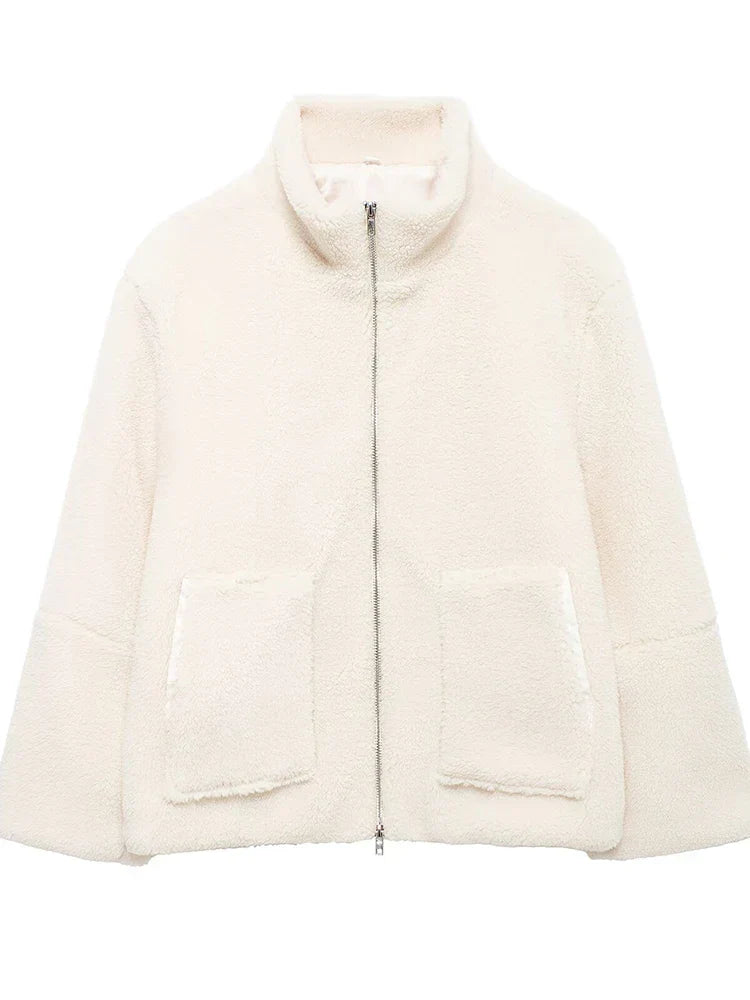 Calista™ | Abrigo con cuello y cremallera