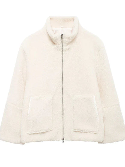 Calista™ | Abrigo con cuello y cremallera