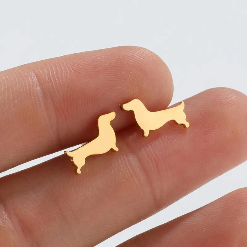Pendientes de perro salchicha