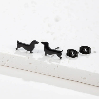 Pendientes de perro salchicha