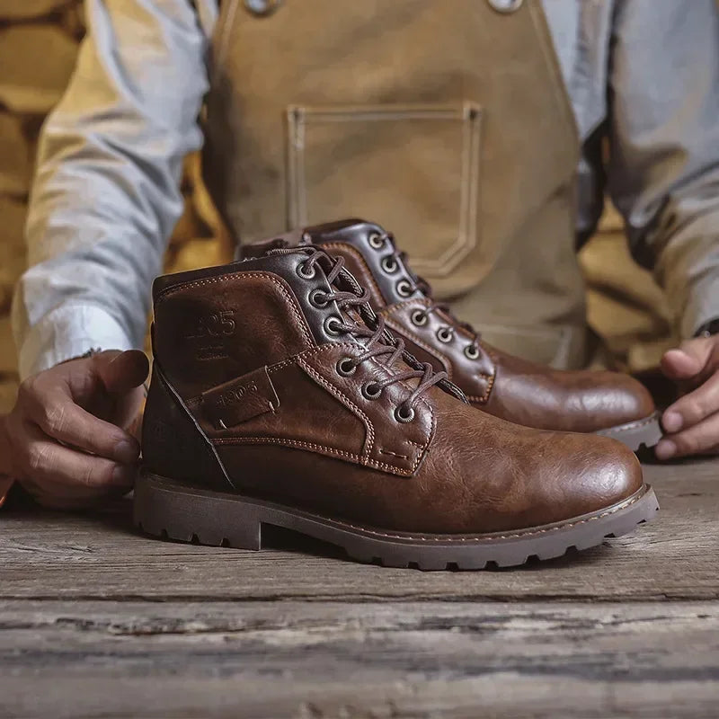 Parker | Botas de piel para hombre estilo británico 