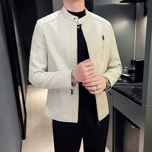 Chaqueta de cuero elegante Jax