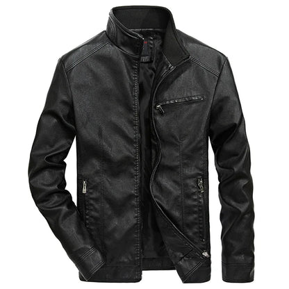 Chaqueta de cuero informal Ryder