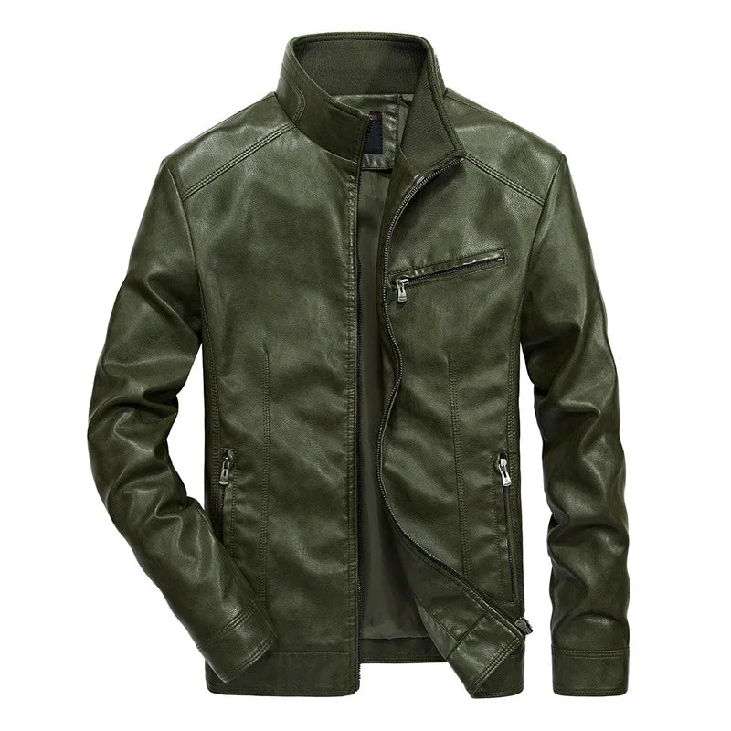 Chaqueta de cuero informal Ryder