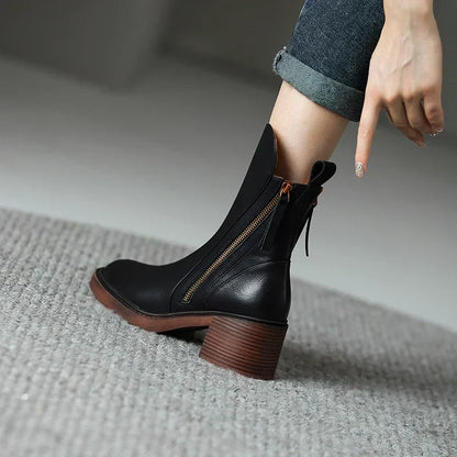 Ember™ - Botines elegantes con cremallera