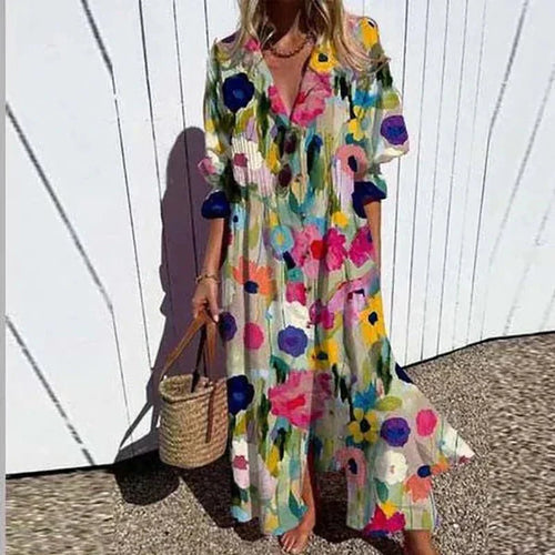 Rimah | Vestido bohemio playero 