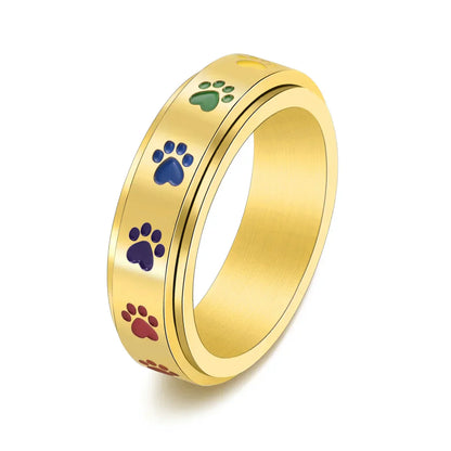 Anillo giratorio antiestrés para patas