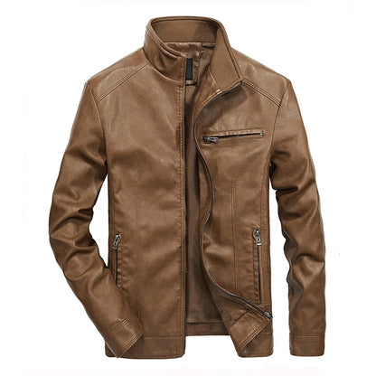 Chaqueta de cuero informal Ryder