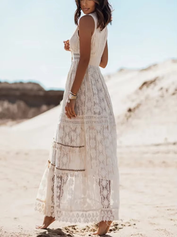 Nina | Vestido bohemio de lujo (Casi agotado)