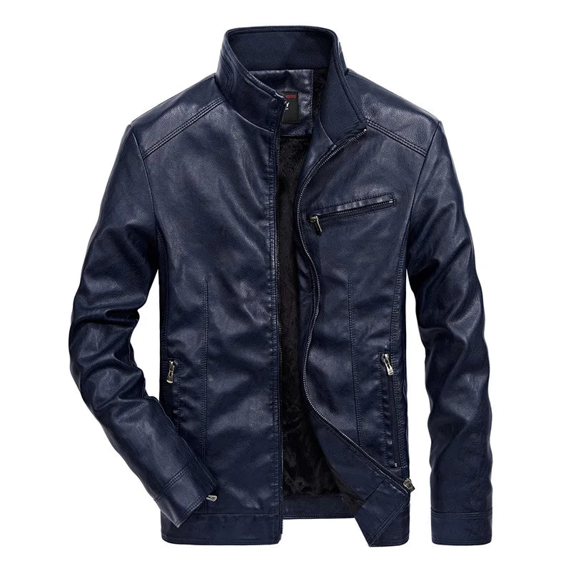 Chaqueta de cuero informal Ryder