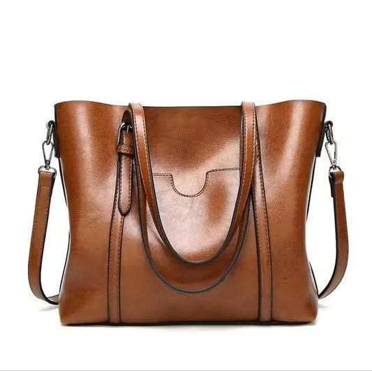 Clara - Elegante bolso de hombro de piel