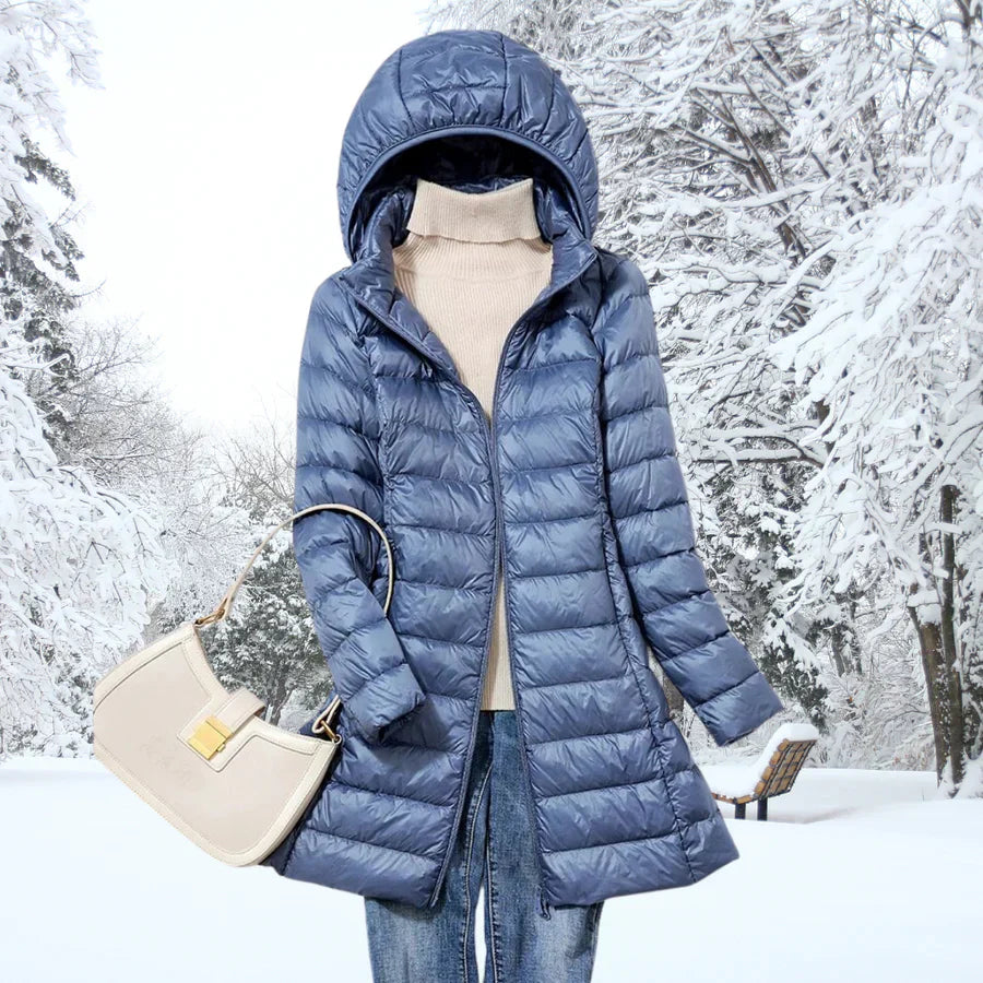 Sky - Chaqueta de invierno ultraligera de plumón