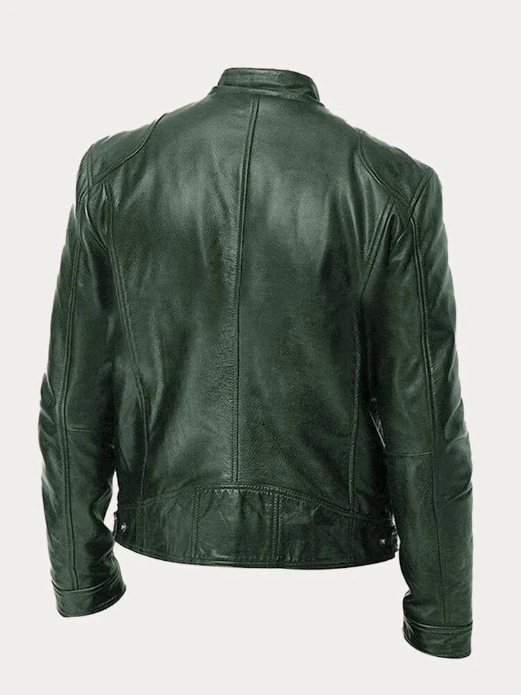 Lucas™ - Chaqueta de cuero clásica