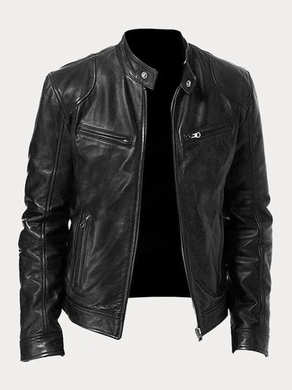 Lucas™ - Chaqueta de cuero clásica