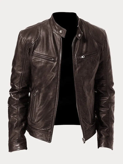 Lucas™ - Chaqueta de cuero clásica