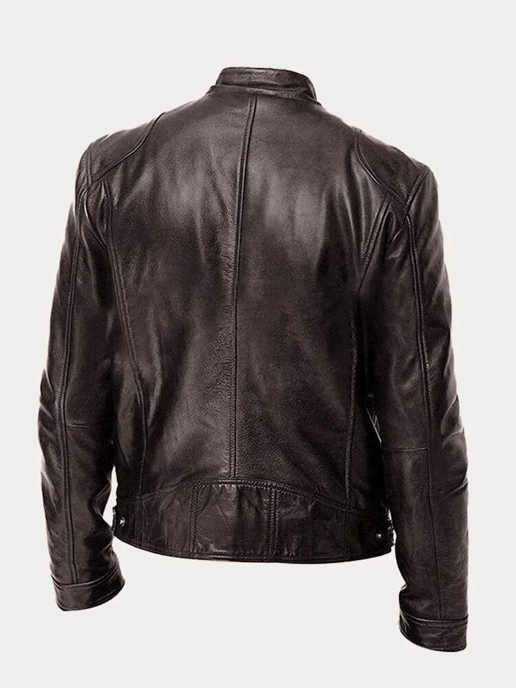 Lucas™ - Chaqueta de cuero clásica