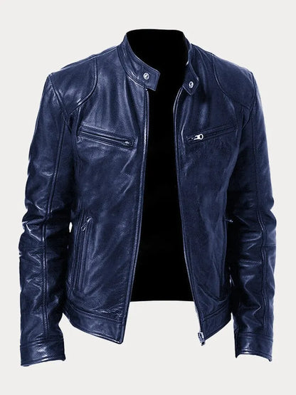 Lucas™ - Chaqueta de cuero clásica