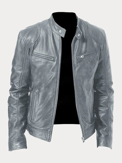 Lucas™ - Chaqueta de cuero clásica
