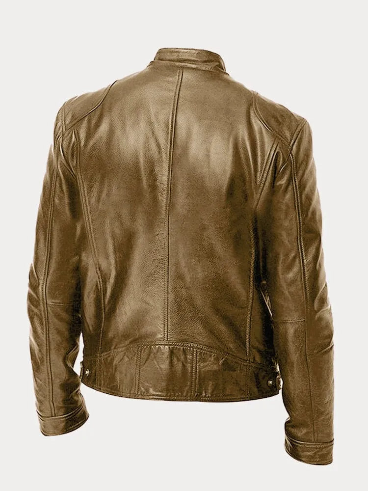 Lucas™ - Chaqueta de cuero clásica