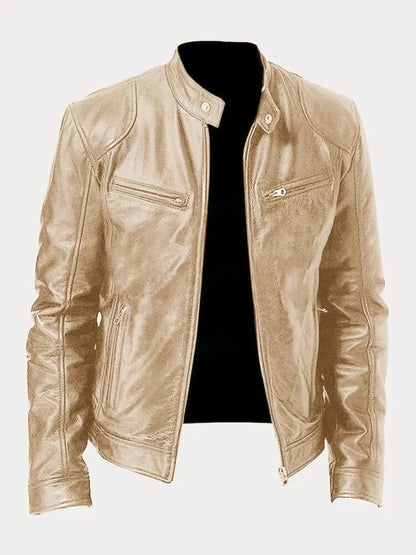 Lucas™ - Chaqueta de cuero clásica