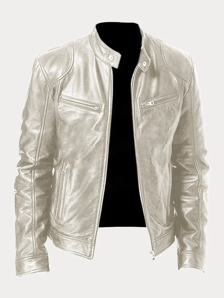 Lucas™ - Chaqueta de cuero clásica