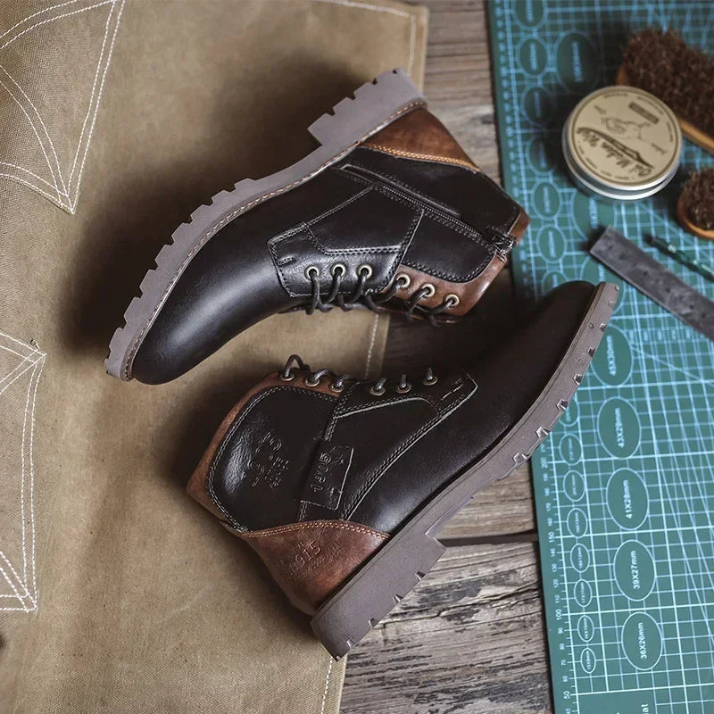 Parker | Botas de piel para hombre estilo británico 