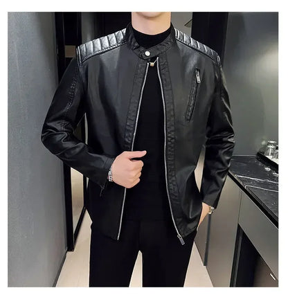 Chaqueta de cuero elegante Jax