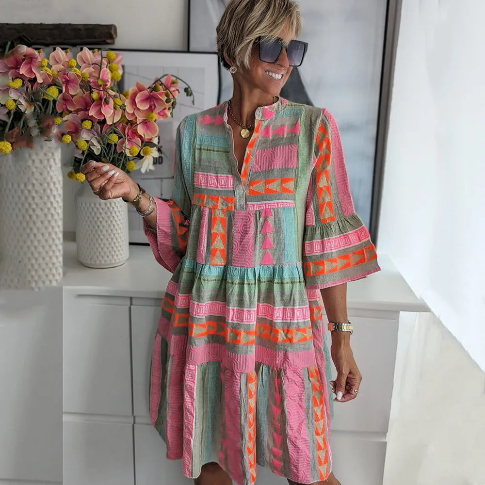 Kiki | Elegante vestido midi de primavera (¡Casi agotado!)