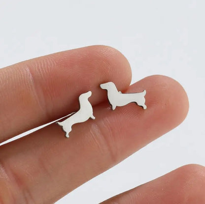 Pendientes de perro salchicha