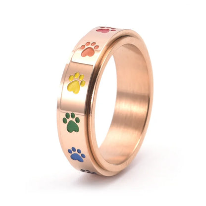 Anillo giratorio antiestrés para patas
