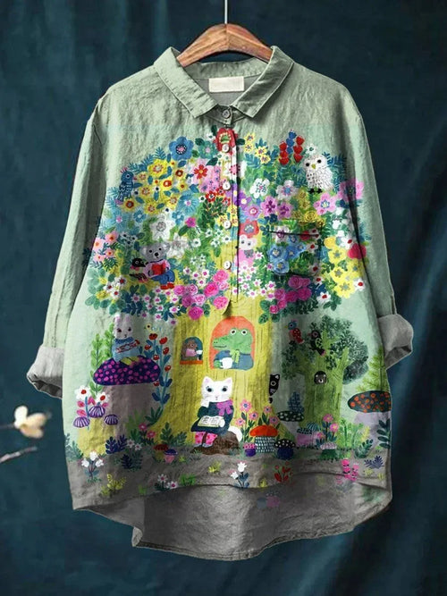 Kay | Camisa artística con un toque atrevido