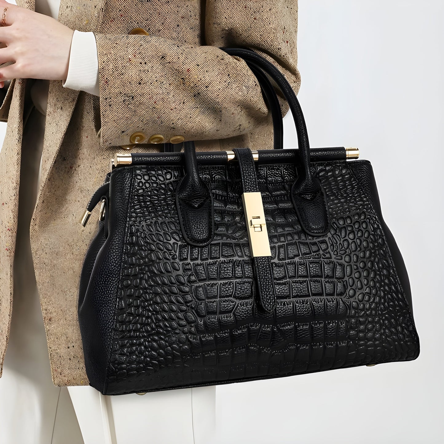 Bolso de mano Elysian Croc