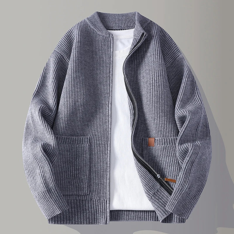 Chaqueta de punto acanalado Liam 