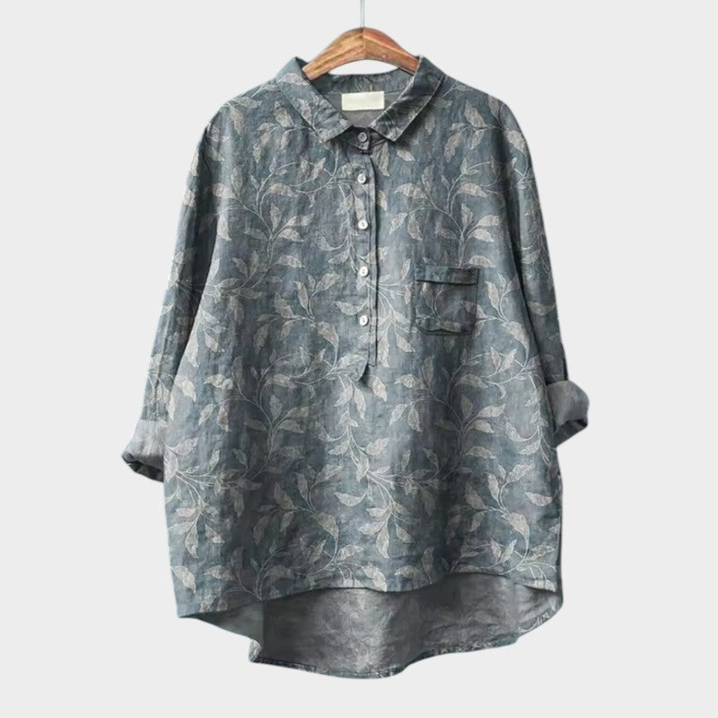 Savannah | Blusa floral extragrande con comodidad diaria y estilo radiante para cualquier ocasión 