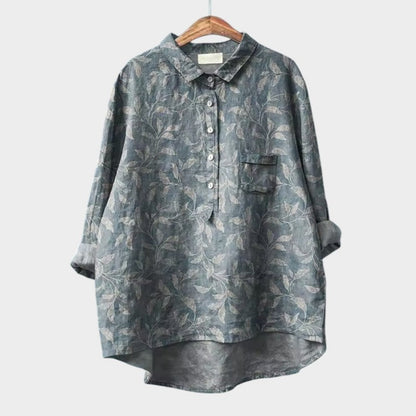 Savannah | Blusa floral extragrande con comodidad diaria y estilo radiante para cualquier ocasión 