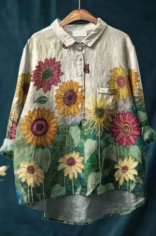 Ayen | Camisa floral con elegancia