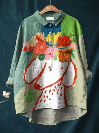 Kray | Camisa elegante con bloques de color
