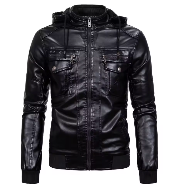 Chaqueta de cuero de lujo