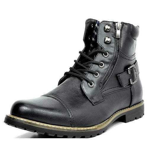 Damon | Botas de cuero con cordones