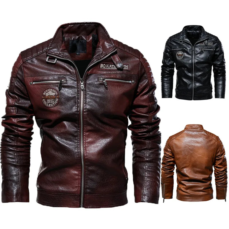 Chaqueta de cuero Roadster